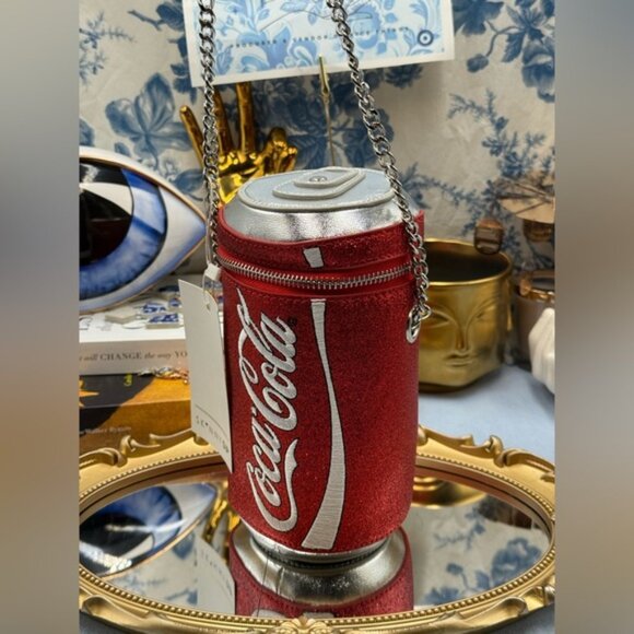 🆕 SKINNY DIP x COCA COLA 🧿 NWT Red Coca Cola Can Cross Body Bag - Picture 4 of 14